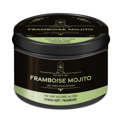 Thé Vert au CBD Framboise Mojito