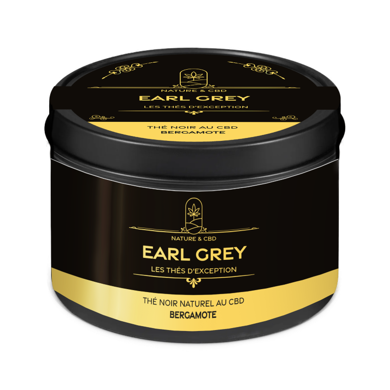 Thé Noir au CBD Earl Grey
