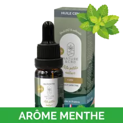 Huile CBN Sommeil mélatonine à la menthe 20% - Ma Petite Nature
